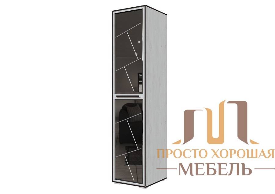 Пенал универсальный Степ 1 с зеркалами в Домодедово - domodedovo.ok-mebel.com | фото