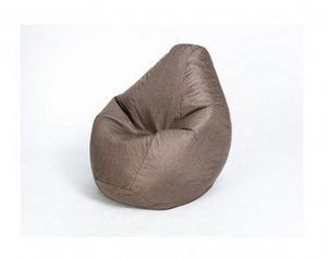 Кресло-мешок Груша велюр коричневое большое в Домодедово - domodedovo.ok-mebel.com | фото