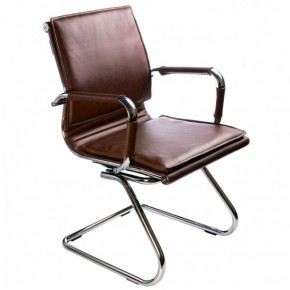 Кресло для посетителя Бюрократ CH-993-Low-V/Brown коричневый в Домодедово - domodedovo.ok-mebel.com | фото